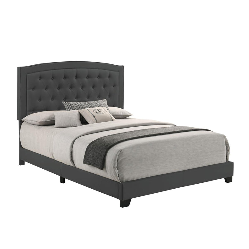 Homelegance Full Upholstered Bed SH277FDGR-1 IMAGE 2