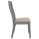 Coaster Furniture Nogales 109812 Wood Dining Side Chair - Coastal Grey (Set of 2) IMAGE 4