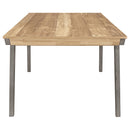 Coaster Furniture Nogales 109811 Rectangular 71-inch Wood Dining Table - Coastal Grey IMAGE 3