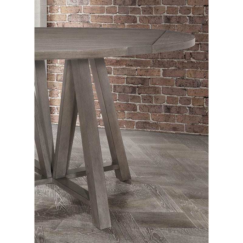 Coaster Furniture Athens 109858 Round 60-inch Drop Leaf Counter Dining Table - Grey IMAGE 11
