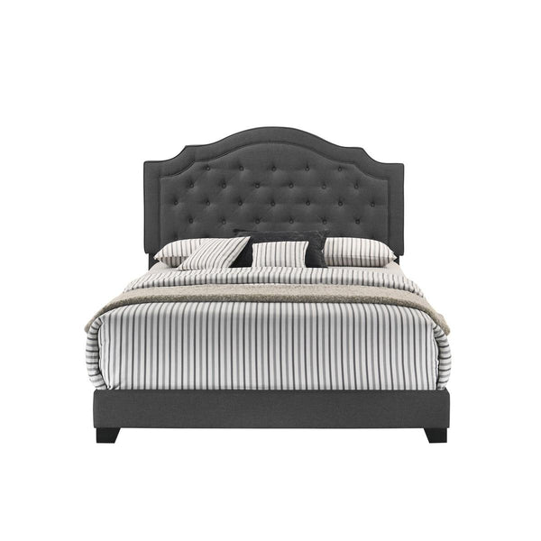 Homelegance Queen Upholstered Bed SH280DGR-1 IMAGE 1