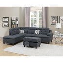 Poundex Fabric 3 pc Sectional F6590 IMAGE 1