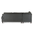 Poundex F6590 3 pc Sectional Set with Ottoman IMAGE 4