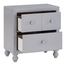 Homelegance Wellsummer 2-Drawer Nightstand 1803GY-4 IMAGE 3