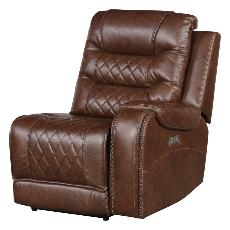 Homelegance Putnam Power Reclining Fabric 6 pc Sectional 9405BR*6LCRR IMAGE 16
