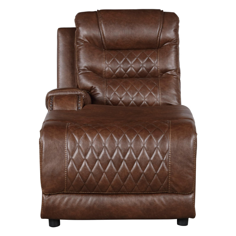 Homelegance Putnam Power Reclining Fabric 6 pc Sectional 9405BR*6LCRR IMAGE 5