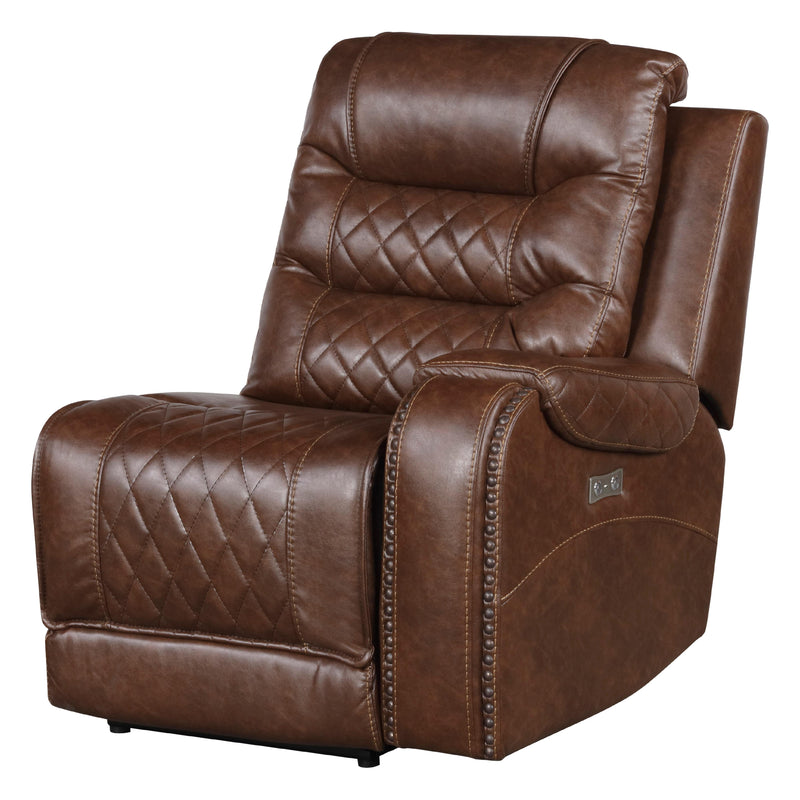 Homelegance Putnam Power Reclining Fabric 6 pc Sectional 9405BR*6LRRR IMAGE 3