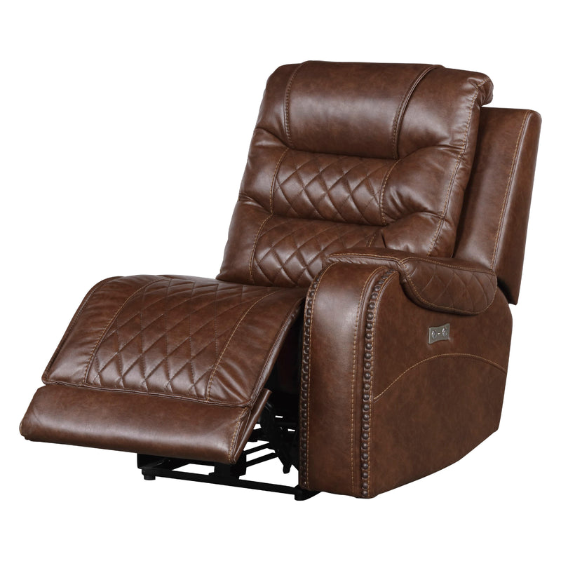 Homelegance Putnam Power Reclining Fabric 6 pc Sectional 9405BR*6LRRR IMAGE 4