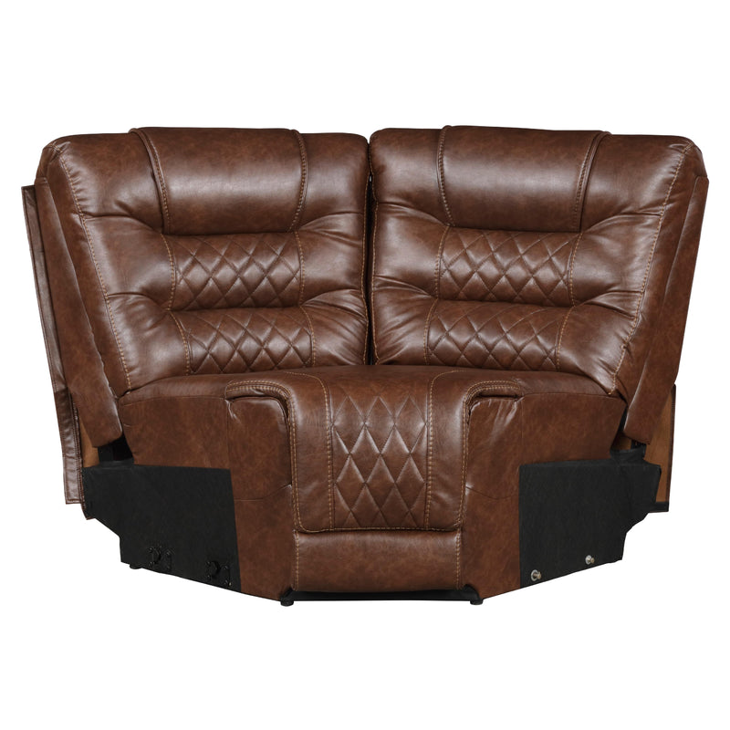 Homelegance Putnam Power Reclining Fabric 6 pc Sectional 9405BR*6LRRR IMAGE 9