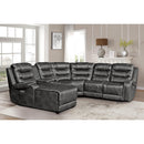 Homelegance Putnam Power Reclining Fabric 6 pc Sectional 9405GY*6LCRR IMAGE 19