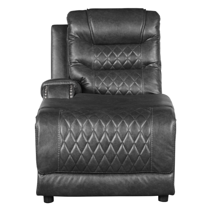 Homelegance Putnam Power Reclining Fabric 6 pc Sectional 9405GY*6LCRR IMAGE 5