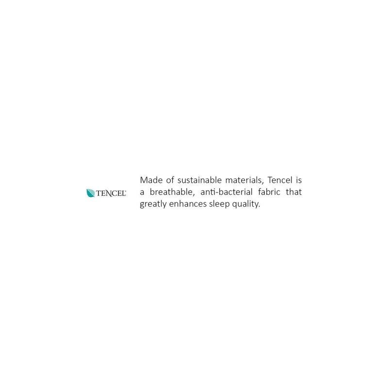 Homelegance Altair MT-G08T 8" Twin Gel-Infused Memory Foam Mattress - White IMAGE 8