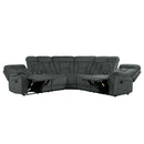 Homelegance Rosnay Reclining Fabric 3 pc Sectional 9914*SC IMAGE 3
