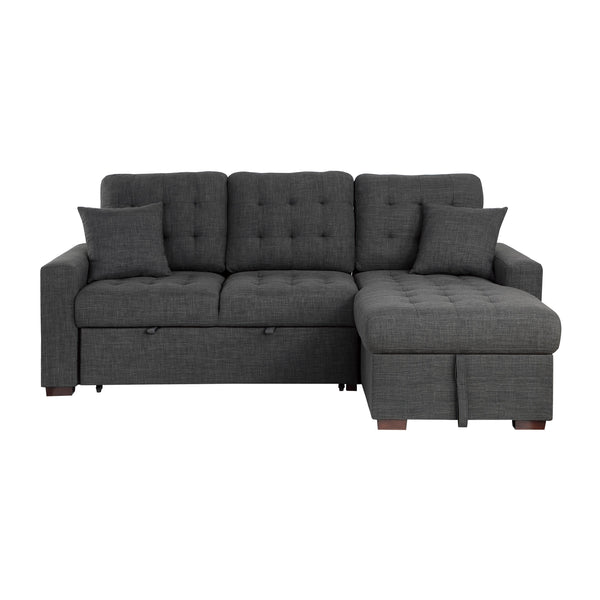 Homelegance McCafferty Fabric 2 pc Sectional 9916DG*SC IMAGE 1
