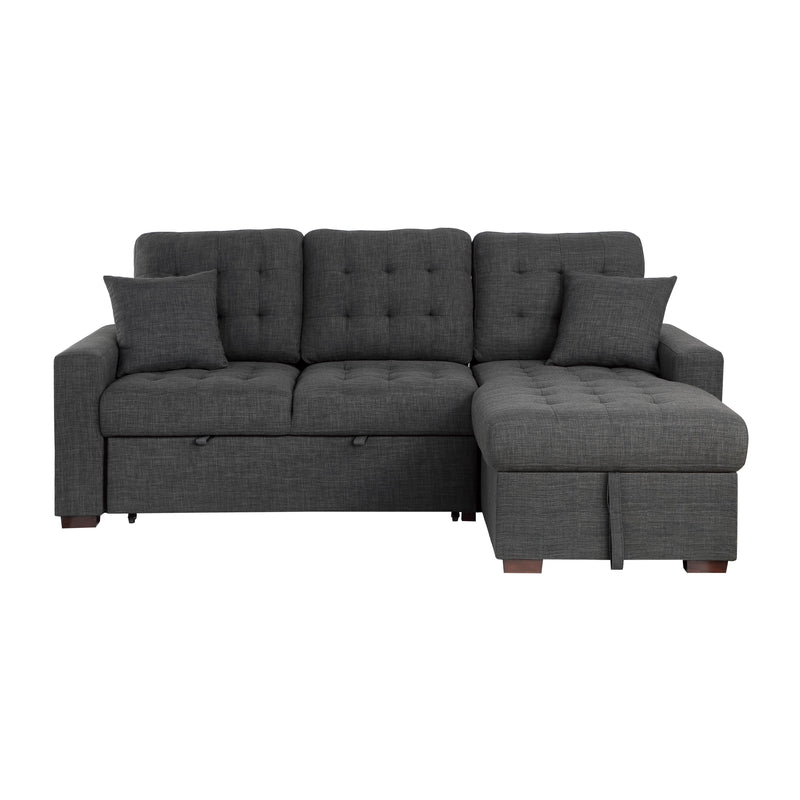 Homelegance McCafferty Fabric 2 pc Sectional 9916DG*SC IMAGE 1