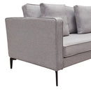 Diamond Sofa Baldwin Fabric 2 pc Sectional BALDWINRF2PCSECTGR IMAGE 17