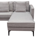 Diamond Sofa Baldwin Fabric 2 pc Sectional BALDWINRF2PCSECTGR IMAGE 19