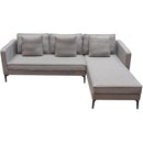 Diamond Sofa Baldwin Fabric 2 pc Sectional BALDWINRF2PCSECTGR IMAGE 3