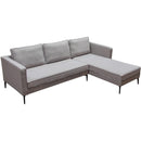 Diamond Sofa Baldwin Fabric 2 pc Sectional BALDWINRF2PCSECTGR IMAGE 6