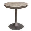 Diamond Sofa Round Beckham Dining Table with Pedestal Base BECKHAMDTGR IMAGE 1