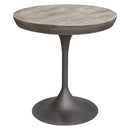 Diamond Sofa Round Beckham Dining Table with Pedestal Base BECKHAMDTGR IMAGE 3