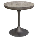 Diamond Sofa Round Beckham Dining Table with Pedestal Base BECKHAMDTGR IMAGE 4