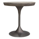 Diamond Sofa Round Beckham Dining Table with Pedestal Base BECKHAMDTGR IMAGE 5