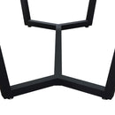 Diamond Sofa Caplan Dining Table with Glass Top and Trestle Base CAPLANDTMA IMAGE 6