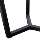 Diamond Sofa Caplan Dining Table with Glass Top and Trestle Base CAPLANDTMA IMAGE 7