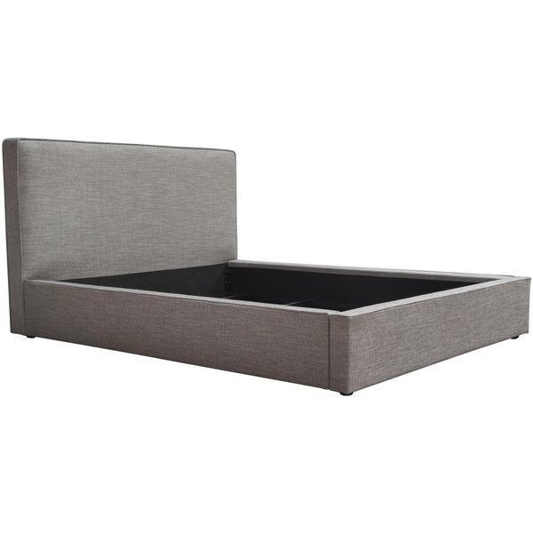 Diamond Sofa Cloud Queen Upholstered Panel Bed CLOUDQUBEDGR IMAGE 1