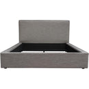 Diamond Sofa Cloud Queen Upholstered Panel Bed CLOUDQUBEDGR IMAGE 3