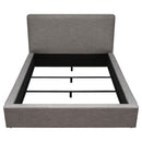 Diamond Sofa Cloud Queen Upholstered Panel Bed CLOUDQUBEDGR IMAGE 4