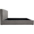 Diamond Sofa Cloud Queen Upholstered Panel Bed CLOUDQUBEDGR IMAGE 5