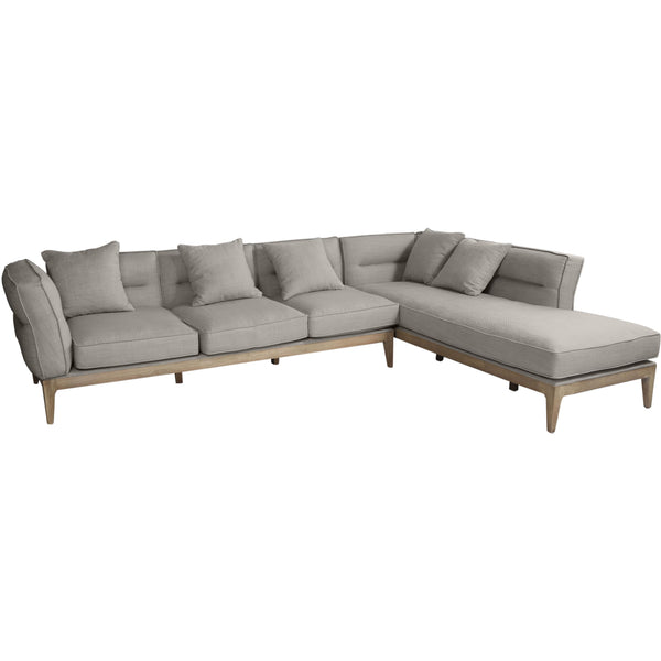 Diamond Sofa Eden Fabric 2 pc Sectional EDENRF2PCSECTSD IMAGE 1