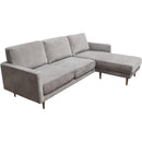Diamond Sofa Kelsey Fabric 2 pc Sectional KELSEYSEGR IMAGE 4