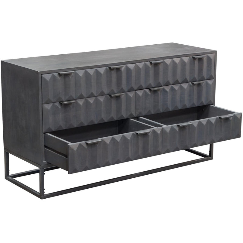 Diamond Sofa Spectrum 6-Drawer Dresser SPECTRUMDRGR IMAGE 2