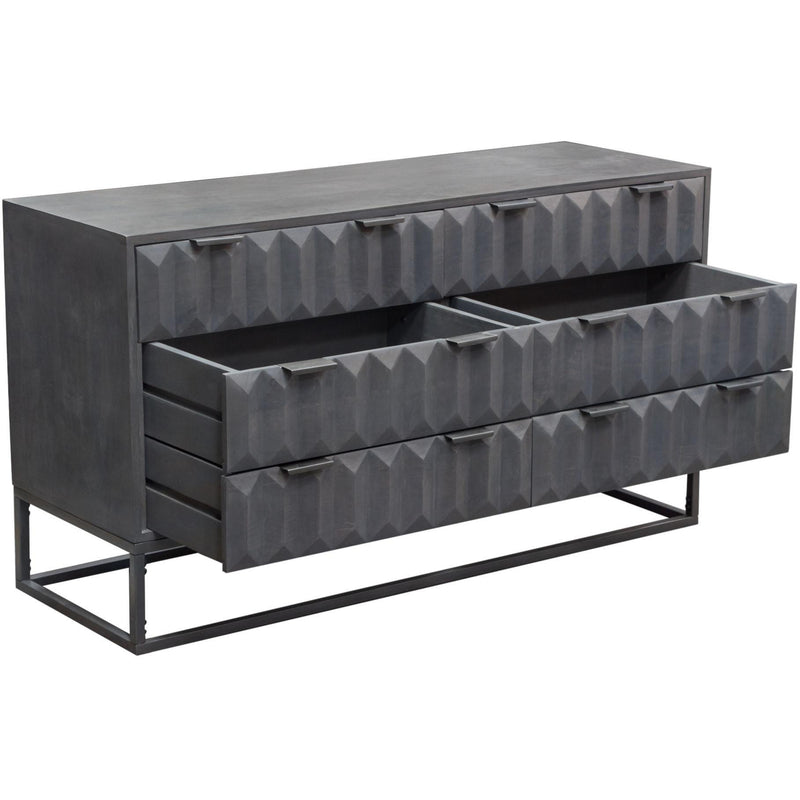 Diamond Sofa Spectrum 6-Drawer Dresser SPECTRUMDRGR IMAGE 3
