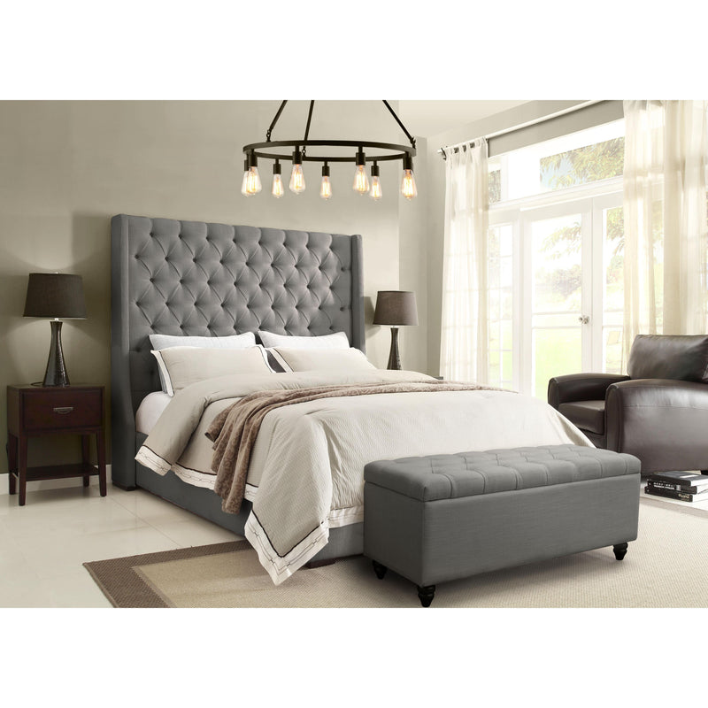 Diamond Sofa Park Avenue Storage Bench PARKAVETRGR IMAGE 2