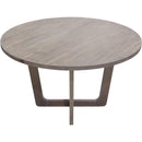 Diamond Sofa Round Solano Dining Table with Pedestal Base SOLANODTGO IMAGE 7
