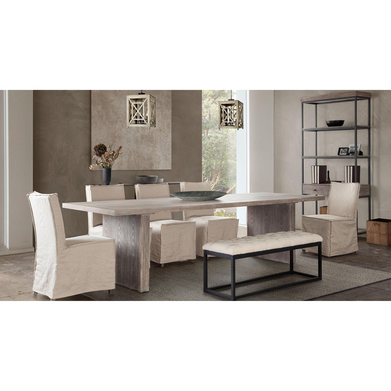Diamond Sofa Sonoma Dining Table with Pedestal Base SONOMADTRO2 IMAGE 2