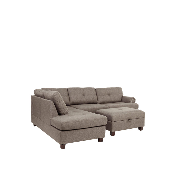 Poundex F6416 3 pc Sectional Set IMAGE 3