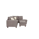 Poundex F6544 3 pc Sectional Set with Ottoman IMAGE 4