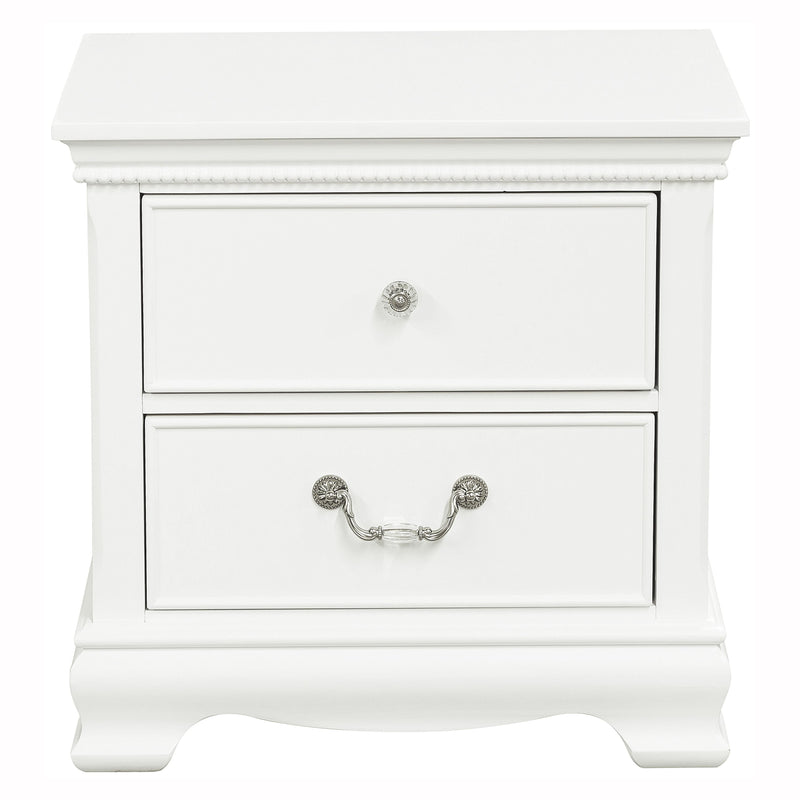 Homelegance Lucida 2-Drawer Kids Nightstand 2039W-4 IMAGE 1