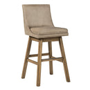  Signature Design by Ashley Tallenger D380-530 Tall Upholstered Swivel Barstool IMAGE 1