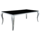 Coaster Furniture Dining Table with Glass Top 115071 IMAGE 1