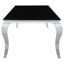 Coaster Furniture Dining Table with Glass Top 115071 IMAGE 3