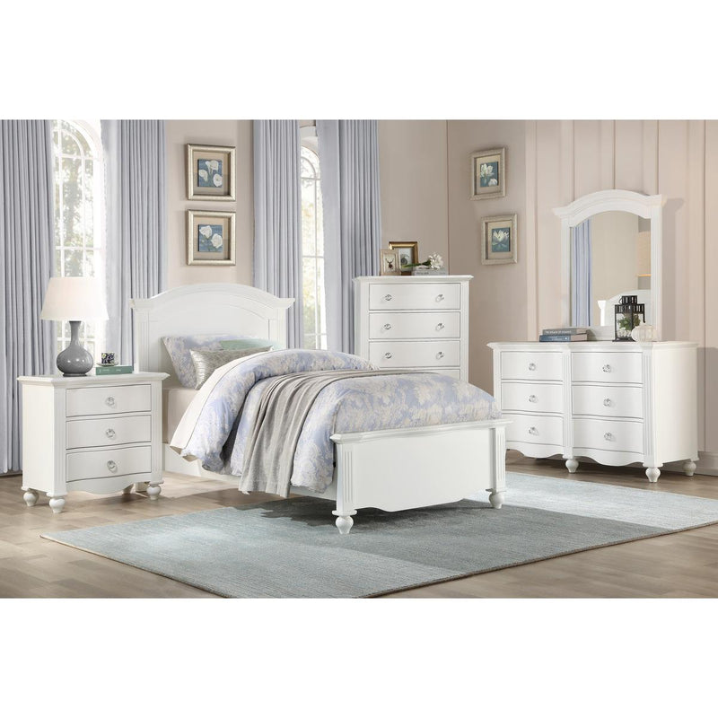 Homelegance Meghan 3-Drawer Kids Nightstand 2058WH-4 IMAGE 4