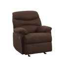 Acme Furniture Arcadia Fabric Recliner with Wall Recline 00632 IMAGE 2