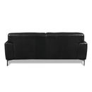 New Classic Furniture Carrara Stationary Leather Sofa L986-30-BLK IMAGE 3