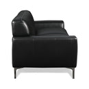 New Classic Furniture Carrara Stationary Leather Sofa L986-30-BLK IMAGE 4